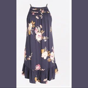 Blue Floral Swing shift dress
